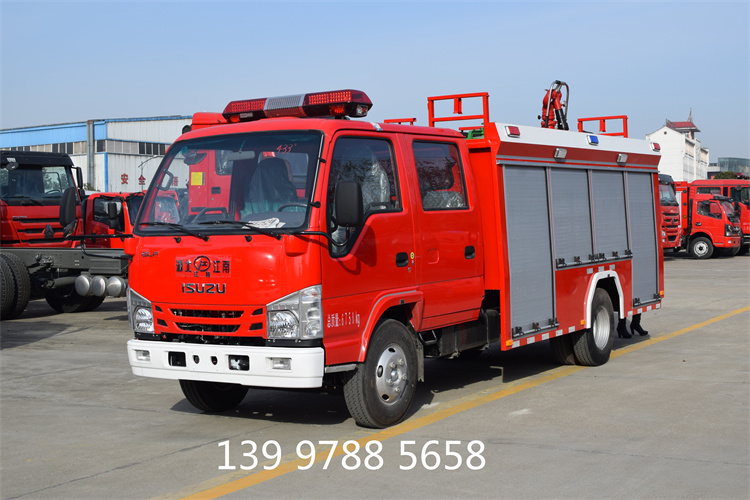 慶鈴600P 2噸水罐消防車(chē)
