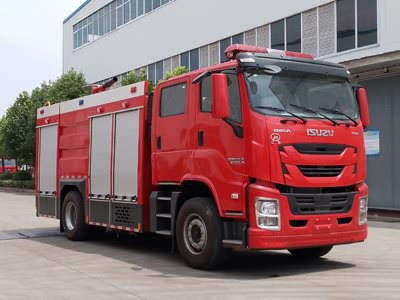 慶鈴9噸泡沫消防車(chē)(國(guó)六)